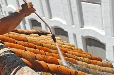 Nettoyage de toitures - Mortrée